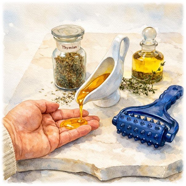 THYMIAN ~ Thymian-Öl für außen und innen - Kontor-der-Lydia