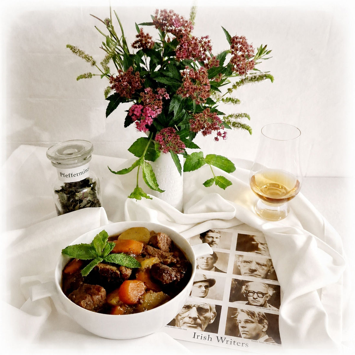 PFEFFERMINZE  ~  Irish Beef Stew mit Guinness und Minze - Kontor-der-Lydia