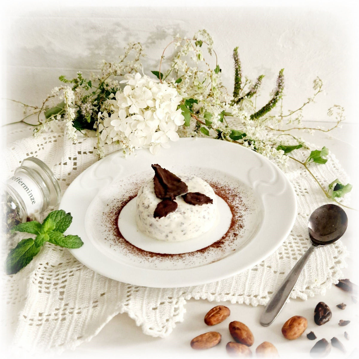 PFEFFERMINZE  ~  Minz-Schokoladen-Eis - Kontor-der-Lydia