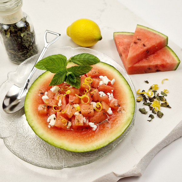 Pfefferminze ~ Melonen-Feta-Salat