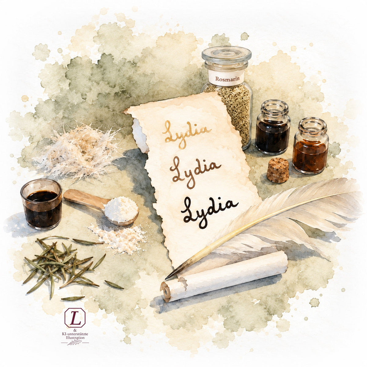 ROSMARIN  ~  Rosmarin-Tinte - Kontor-der-Lydia