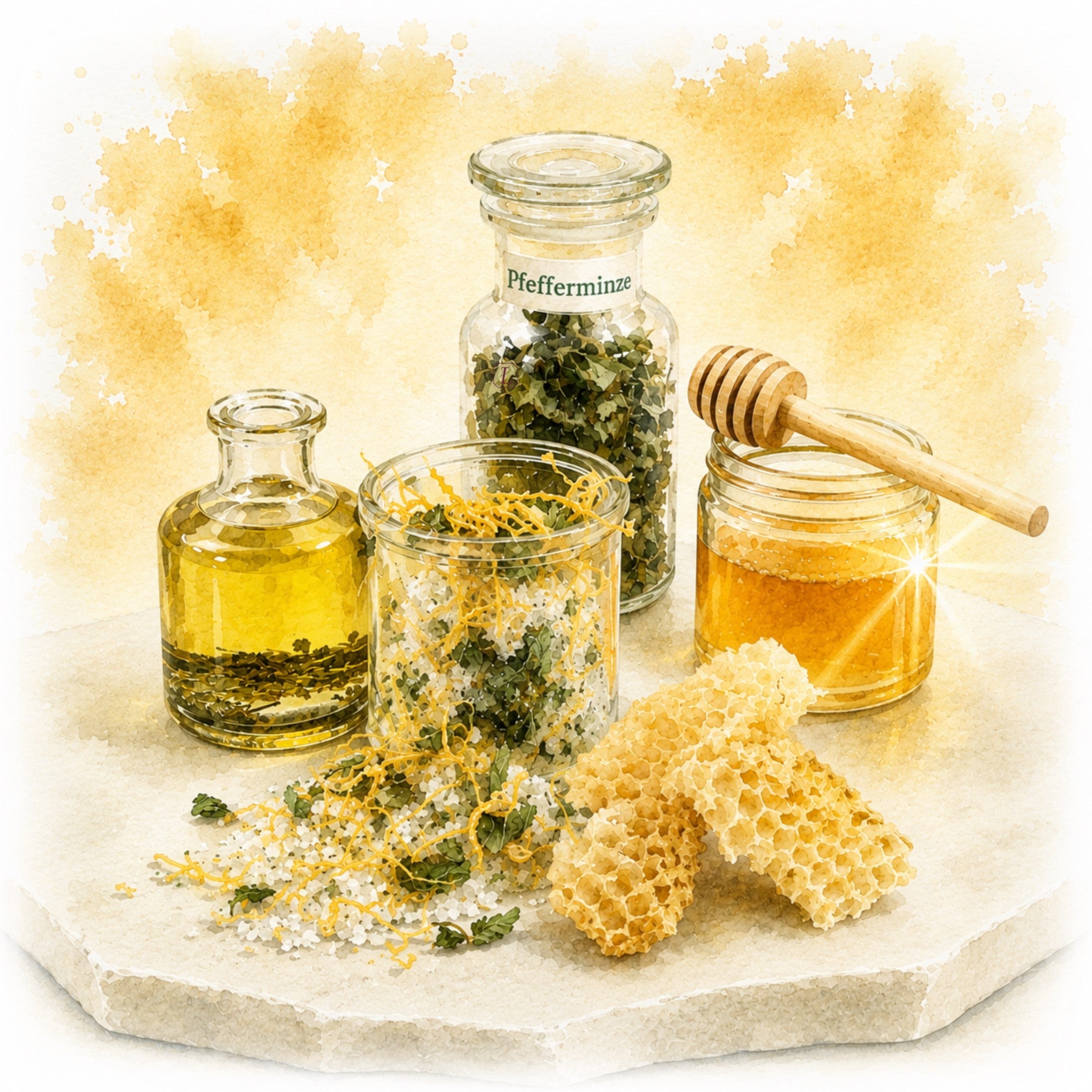 PFEFFERMINZE  ~  Zitronen-Minz-Peeling
