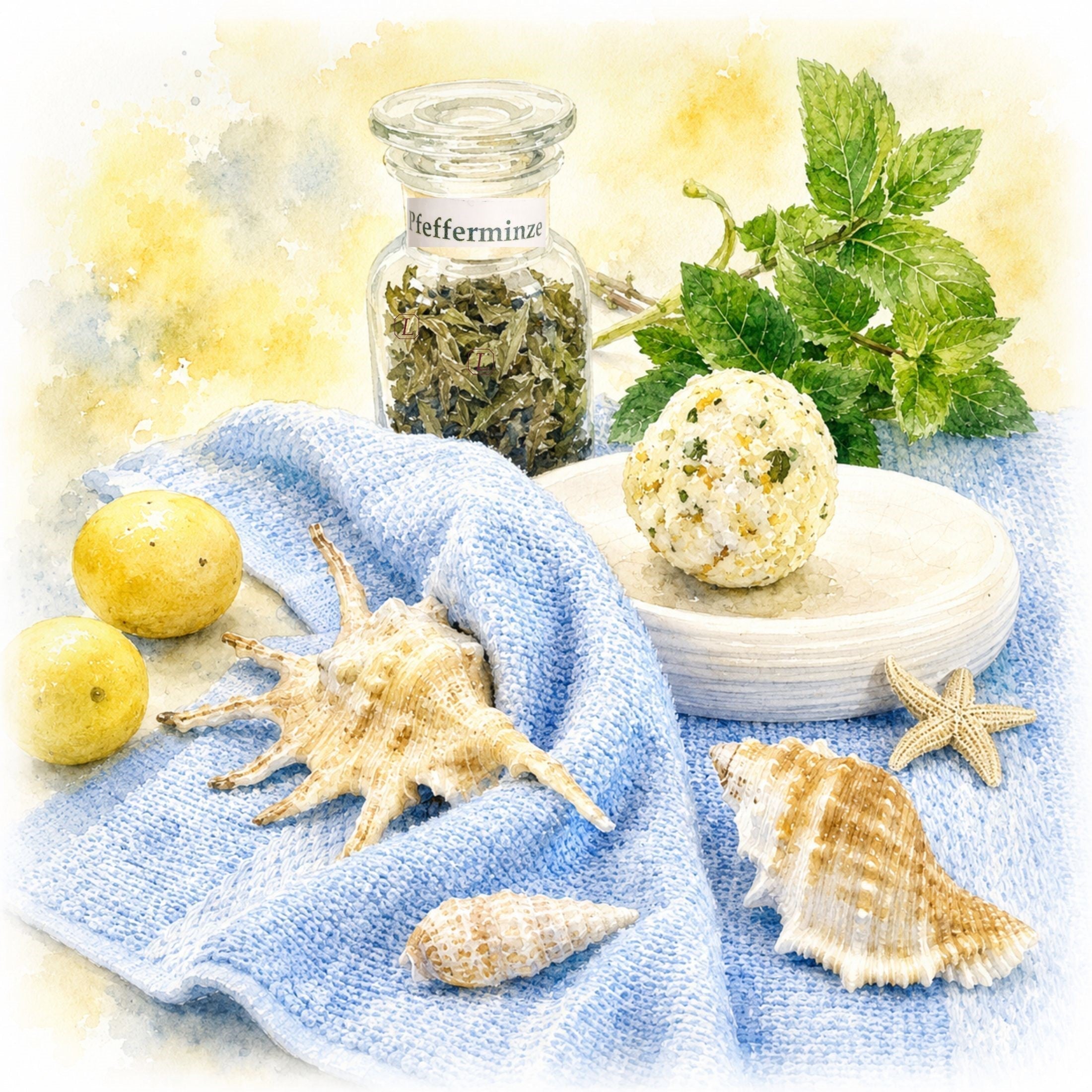 PFEFFERMINZE ~ Pfefferminz-Zitronen-Seife