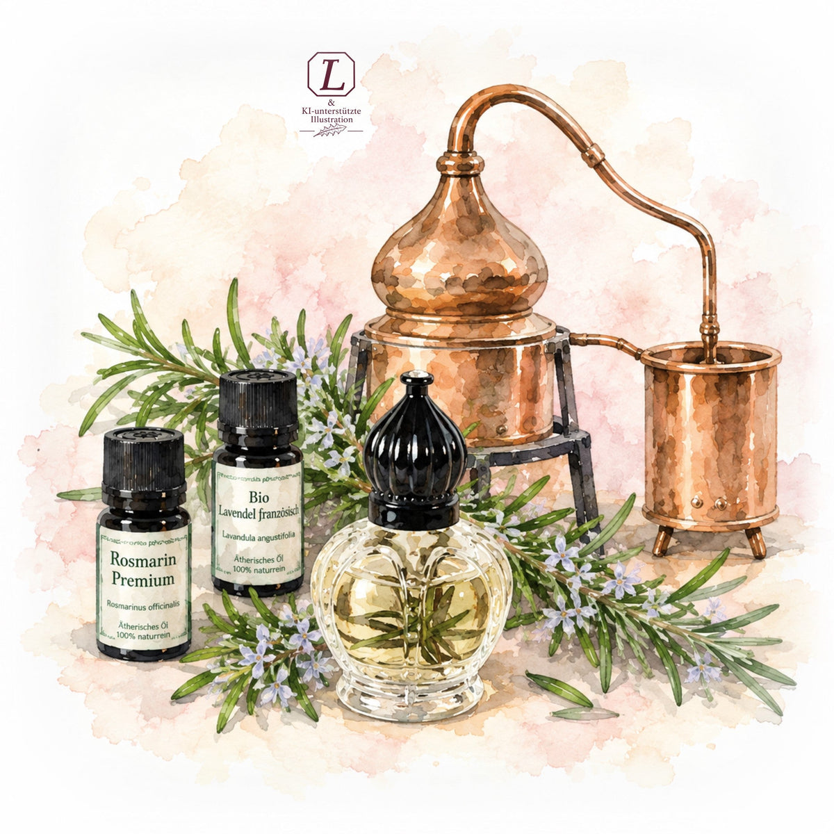ROSMARIN  ~  Duft-Wasser mit Rosmarin - Kontor-der-Lydia