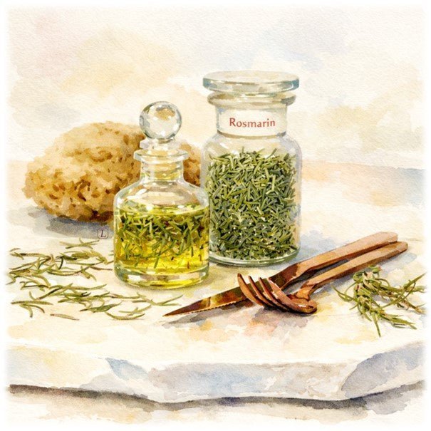 ROSMARIN ~ Rosmarin-Mandelöl - Kontor-der-Lydia