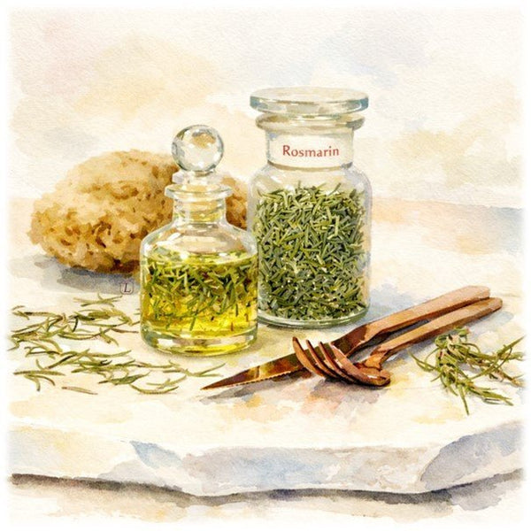 ROSMARIN ~ Rosmarin-Mandelöl - Kontor-der-Lydia
