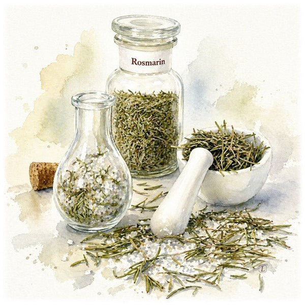 ROSMARIN ~ Peelingsalz mit Rosmarin - Kontor-der-Lydia