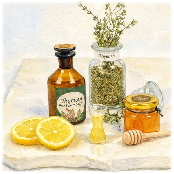 THYMIAN ~ Thymian-Sirup für kalte Tage - Kontor-der-Lydia