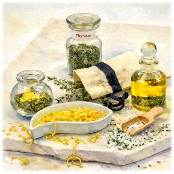 THYMIAN ~ Thymian-Bäder - Die Powerkraft bei Erkältungen - Kontor-der-Lydia