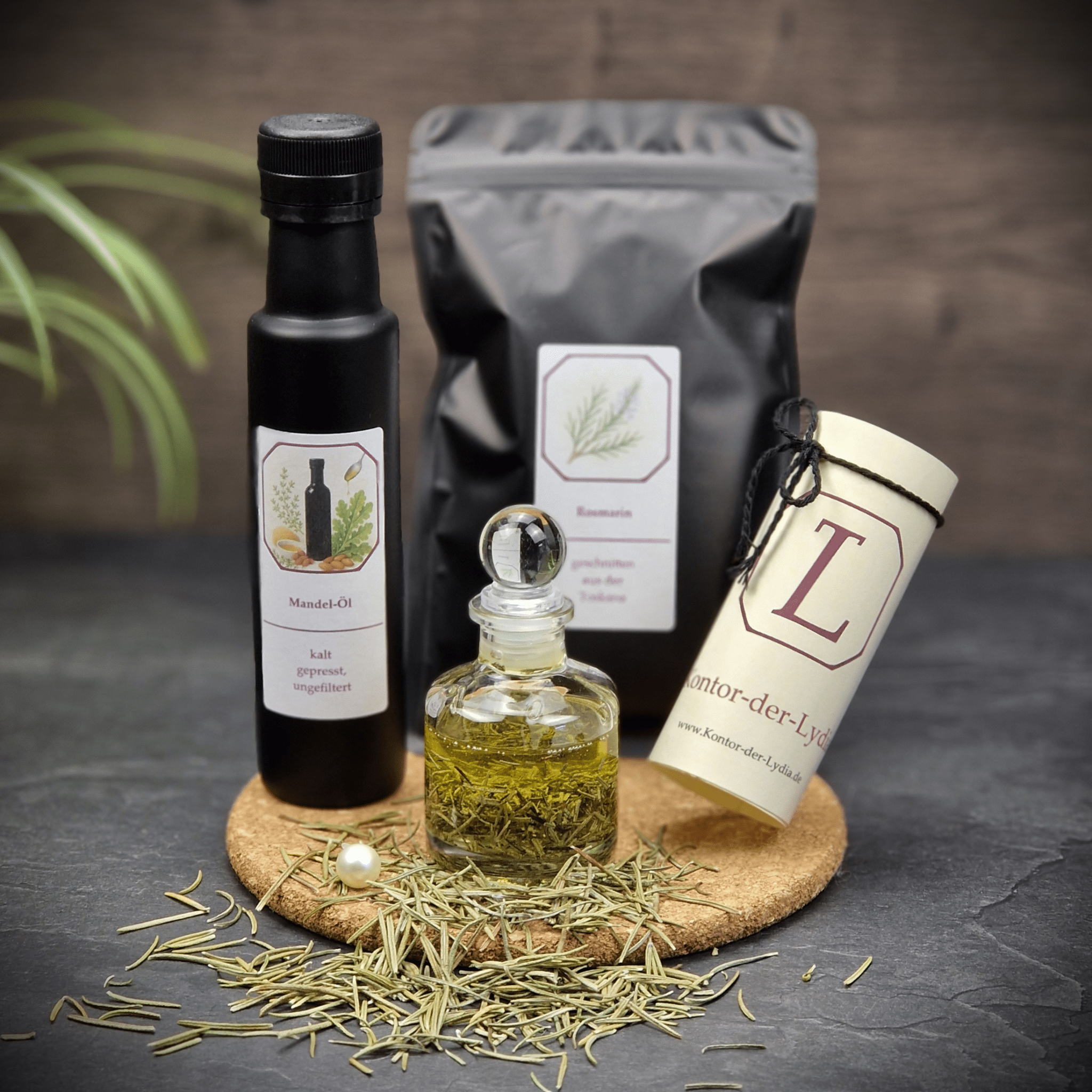 Rosmarin - Geschenkset ~ Rosmarin - Mandelöl - Kontor - der - Lydia